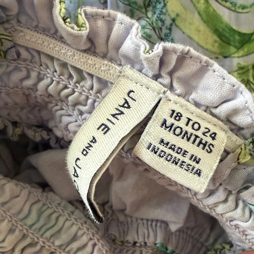 Janie and Jack Pastel Floral Smocked Set - Picture 6 of 7